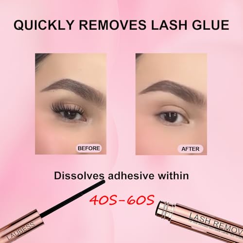 LAUBESS Lash Remover for Extensions - Gentle & Fast 10ML