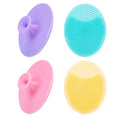 Multi-Colored Silicone Face Scrubber Set - Deep Cleansing & Exfoliating Pads