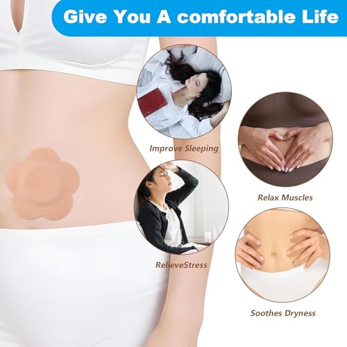 Castor Oil Patches - 50 Pack FDA Certified Self-Adhesive Belly Pads