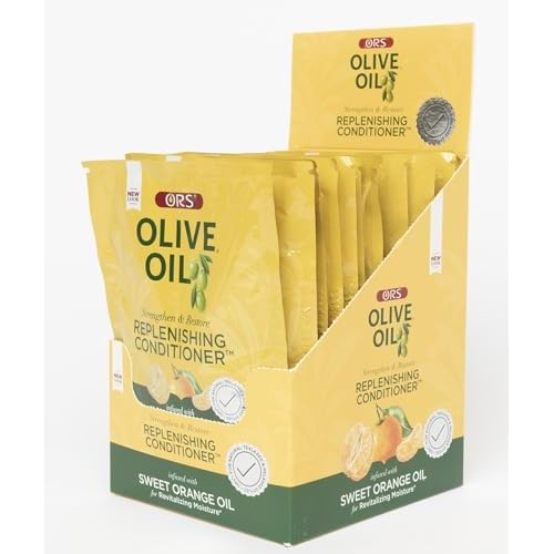 ORS Olive Oil Strengthen & Nourish Replenishing Conditioner Travel Packet 1.75 Ounce (Pack of 12)