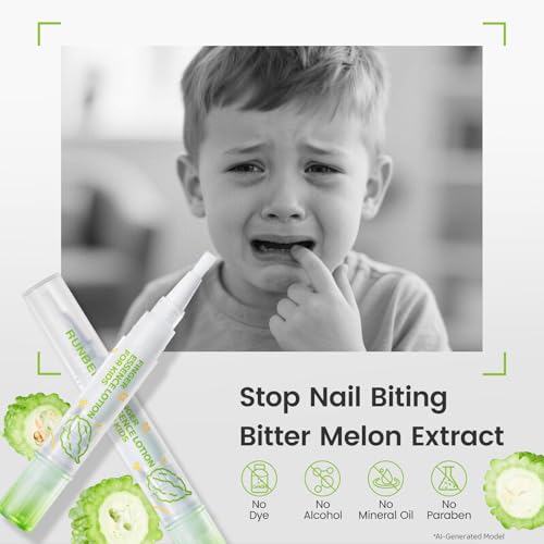 RUNBEN Kids Nail Biting Prevention Pen - Safe, Non-Toxic Treatment