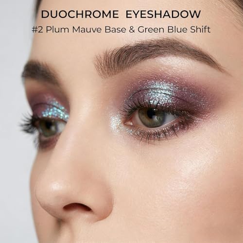 Afflano Chameleon Multichrome Eyeshadow - Plum Purple Holographic