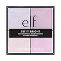 e.l.f. Set it Bright Powder Quad Lilac Haze Fair-Tan 0.37oz - Vegan & Cruelty-Free