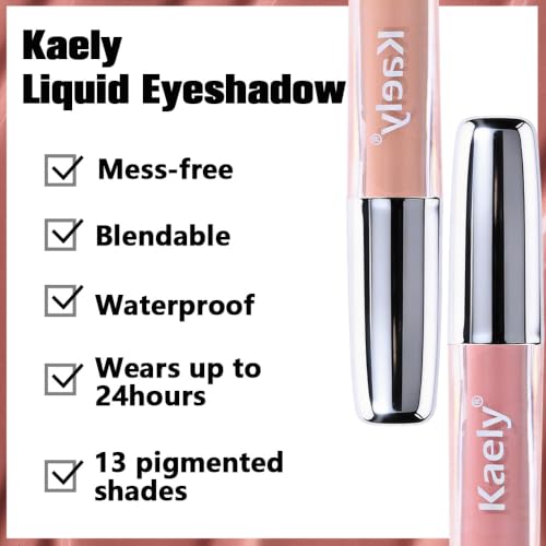 Rose Water Liquid Eyeshadow 2-Pack - Waterproof Matte Finish