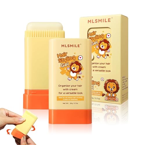 Kids Hair Styling Gel Stick with Built-in Comb 0.71oz