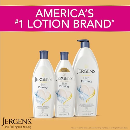 Jergens Skin Firming Body Lotion with Collagen & Elastin, 16.8 oz