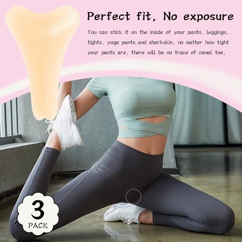 3-Pack Camel Toe Concealer Silicone Underwear for Leggings