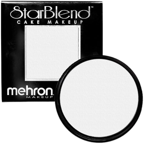 Mehron StarBlend Cake Makeup 2 oz White
