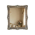Antique Gold Wall Mirror 12 x 10 Inches - Freestanding or Wall Mount Decor