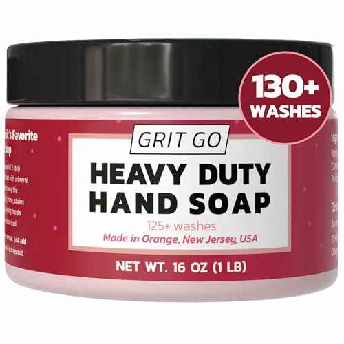 Industrial Hand Soap ? Heavy-Duty Gritty Hand Cleaner for Mechanics, Construction Workers & More ? Removes Grease, Oil, Rust & Paint ? Moisturizing & Exfoliating Hand Paste (1 lb)