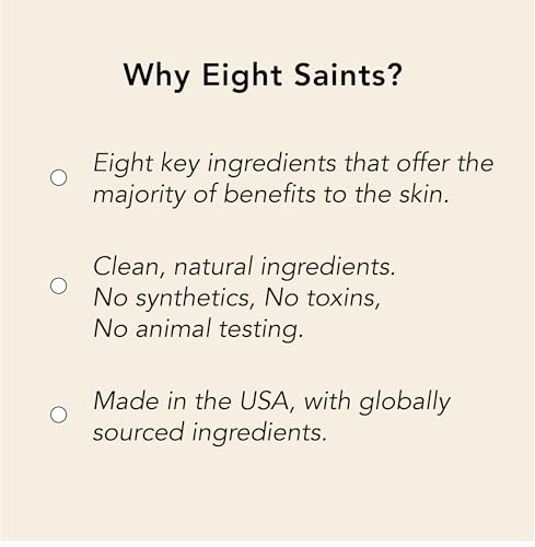 Eight Saints Lip Trick Vanilla Lip Mask, Natural and Organic Lip Gloss Treatment for Full, Soft Lips, Plumping, Hydrating, and Wrinkles, 0.5 Ounces