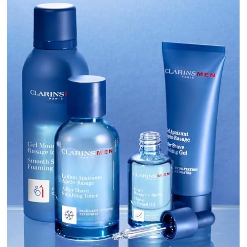 CLARINSMEN Smooth Shave Foaming Gel | Moisturizing Shave Gel for Men| Soothes and Softens| Energizes Skin| Conditions Beard Hair | Helps Protect Against Irritation and Razor Burn | 5.0 Ounces
