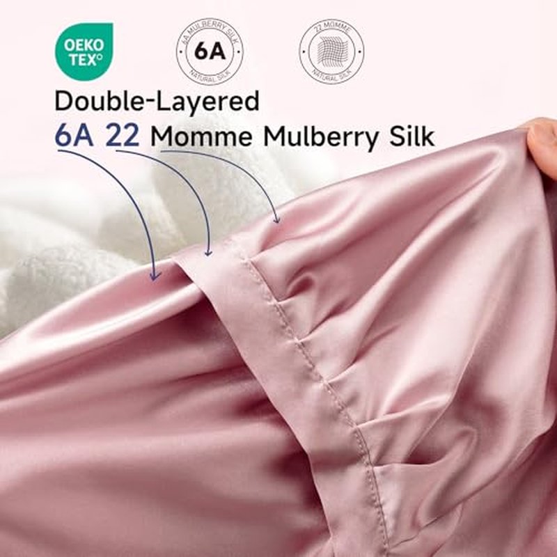 Mulberry Silk Bonnet for Sleeping Women – 22 Momme Double Layer