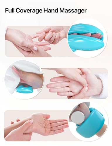 ALLJOY Cordless Hand Massager with Heat & Kneading