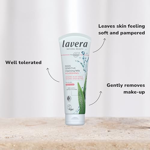 Lavera 2-in-1 Cleansing Milk 125ml | Organic Aloe Vera & Shea Butter