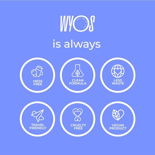 WYOS All Over Oil Stick 3 Pack, Face Body Oil Dew Hydration Shine Glow, Moisturizing Non-Greasy Formula, Travel Friendly, Leak Free, Highlighter Balm, Hair Stick, Vegan, Sulfate Free, Paraben Free