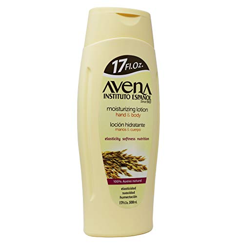 Avena Instituto Español Moisturizing Hand and Body Lotion, Helps Moisture Soften and Nourish your skin, 2-pack Of 17 FL Oz, 2 Bottles