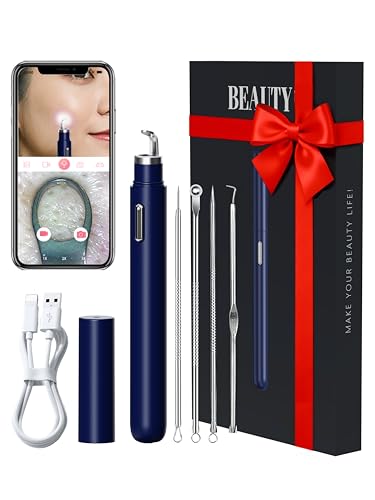 Visual Blackhead Remover with Camera 20X Extractor Kit for