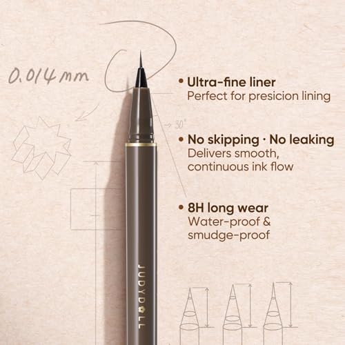 JUDYDOLL Ultra-Fine Liquid Eyeliner - Waterproof & Smudge-Proof