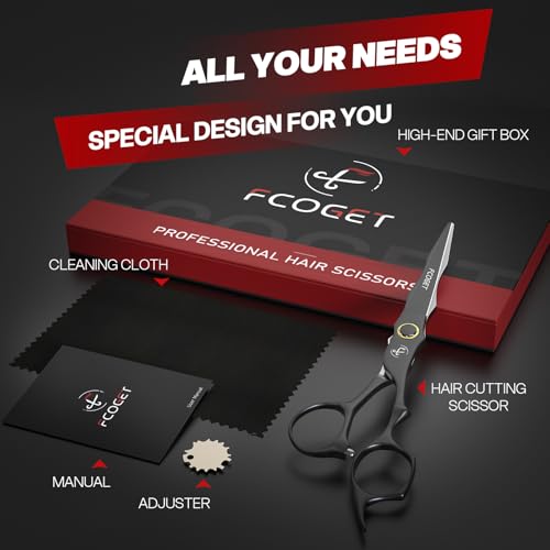 Professional Hair Cutting Scissors 6.8" Japanese 440C Stainless Steel