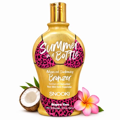 Snooki Summer in a Bottle Darkening Bronzer Tanning Lotion 12oz