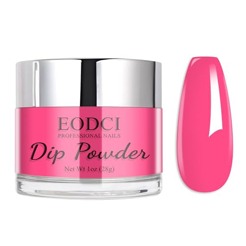 EODCI Pink AR049 1oz Jelly Dip Powder No UV Nail Lamp Needed Long-Lasting Manicure