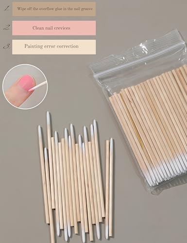Precision Tip Cotton Swabs, 600Pc Bulk, 4 Inch Pointed Tips