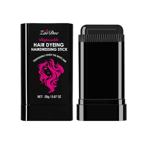 Disposable Hair Dye Stick - Instant Gray Coverage, Waterproof & Easy