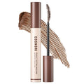 COSNORI Perfect Setting Waterproof Mascara Long&Curl 02 Cozy Brown ? Long Lasting Smudge - Brown Mascara - Soft Definition for Blue & Green Eyes - K Beauty - 0.23fl oz (7ml)