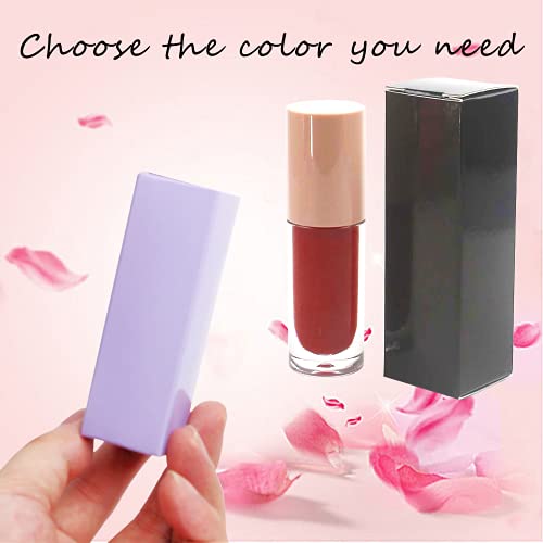 50 Pcs Pink Lip Gloss Boxes 28x28x89mm Cosmetic Packaging