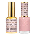 DAISY DND DC Gel Nail Polish & Matching Lacquer Duo Set - Milky Pink