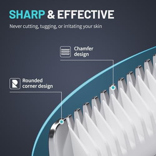 PRITECH Manscape Body Hair Trimmer - Ceramic Blade Wet/Dry