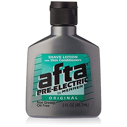 AFTA Shave Lotion with Skin Conditioners, Pre-Electric by Mennen, Original, Not Greasy, Oil Free, 3 FL OZ - 10 Pack