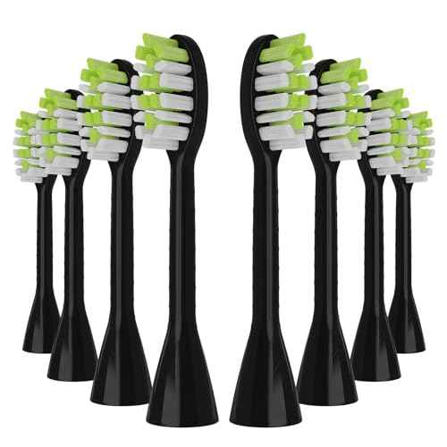 One Series Replacement Toothbrush Heads Pisonicleara Compatible with sonicare Philips One Series BH1022/03 HY1100/02 HY1102 (8-pc) Battery Brush, Mango Snow White