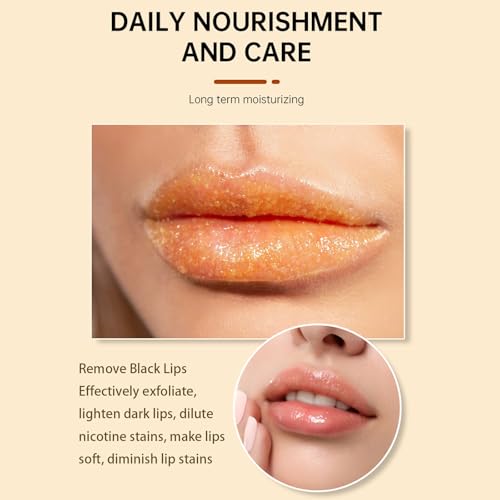 Turmeric Lemon Lip Scrub - Natural Sugar Exfoliator 50g