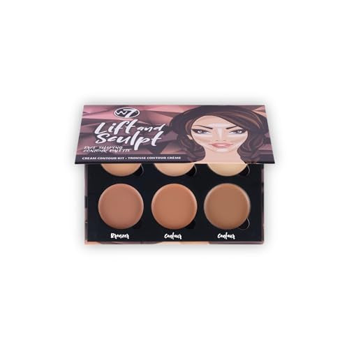W7 Lift & Sculpt Cream Contour Kit - 6 Shades