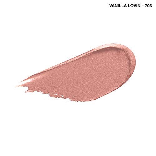 Rimmel London Stay Matte Liquid Lip Color with Full Coverage Kiss-Proof Waterproof Matte Lipstick Formula that Lasts 12 Hours - 703 Vanilla Lovin, .21oz (Pack of 2)
