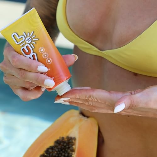 L-UV clearly! SPF 30 Jelly Face Sunscreen, Invisible & Lightweight, Broad-Spectrum UVA/UVB Protection, Sensitive Skin Safe, Fragrance-Free, Hydrating with Ceramides & Pomegranate Seed Oil, 2.5 Fl Oz