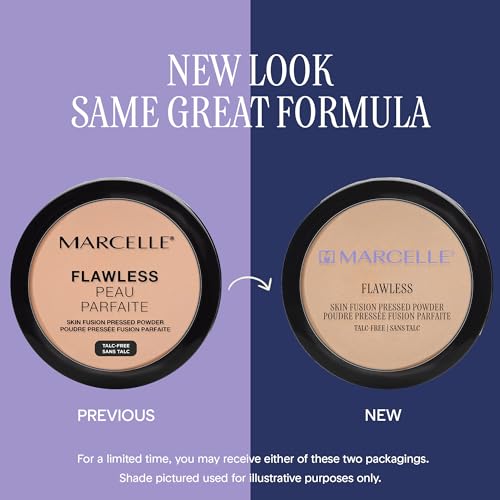 Marcelle Flawless Pressed Powder Talc-Free, Nude Beige