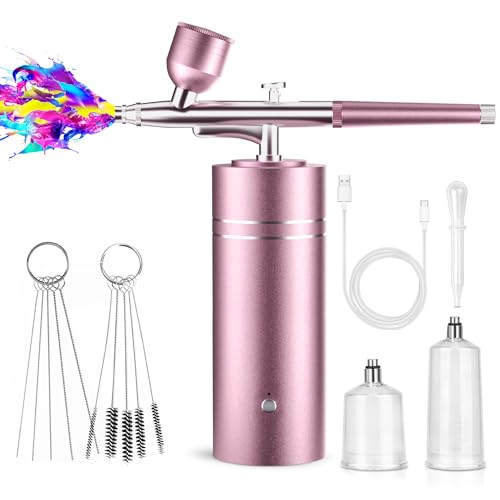 Lussmioe 30PSI Cordless Airbrush Kit with Compressor