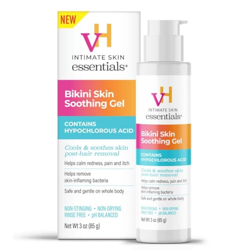 vH Essentials Bikini Skin Soothing Gel with Hypochlorous Acid, 3 oz