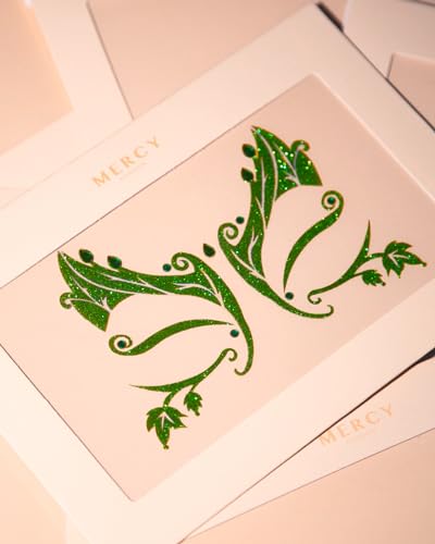 Poison Ivy Leaf Face Jewels - Halloween Costume Gems