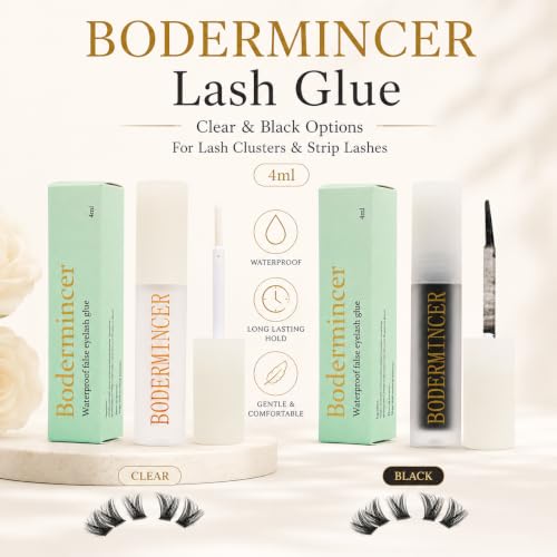 Waterproof Lash Glue for Cluster & Strip Lashes 4ml