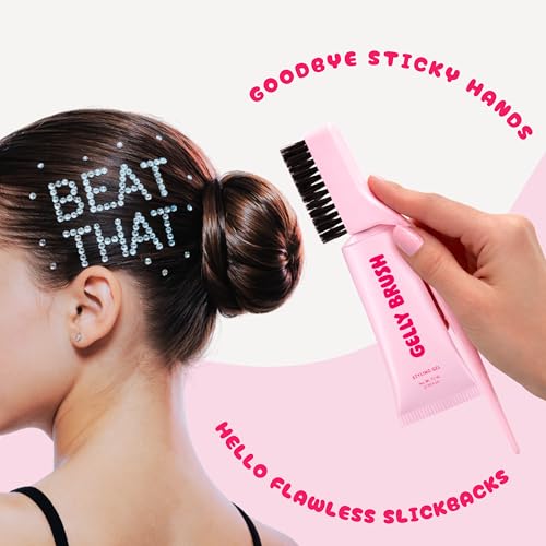 Gelly Brush 3-in-1 Hair Styling Tool with Pro-Hold Gel