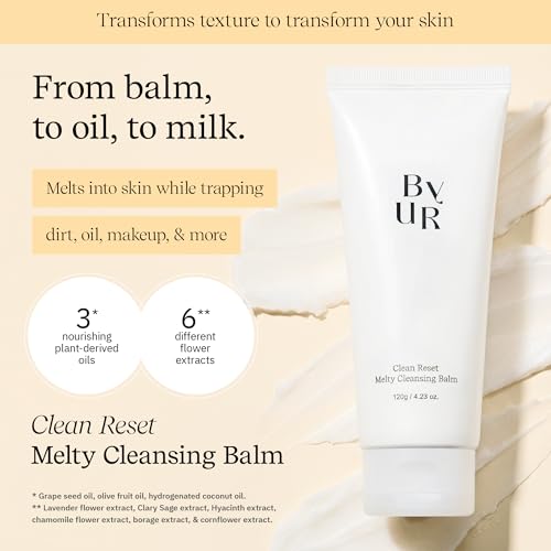 ByUR Hydrating Cleansing Balm - Makeup Remover for Clear Skin (4.2 oz)