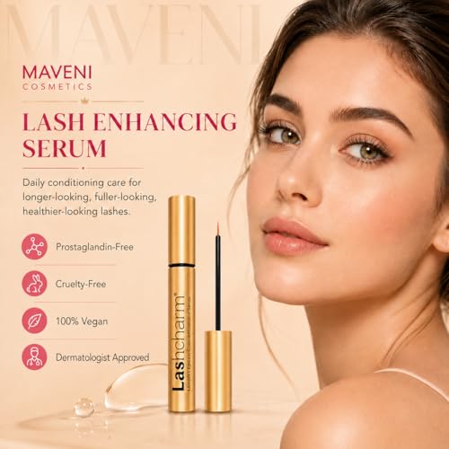 MAVENI Lash Enhancing Serum for Fuller, Longer Lashes - Sensitive Eye Safe