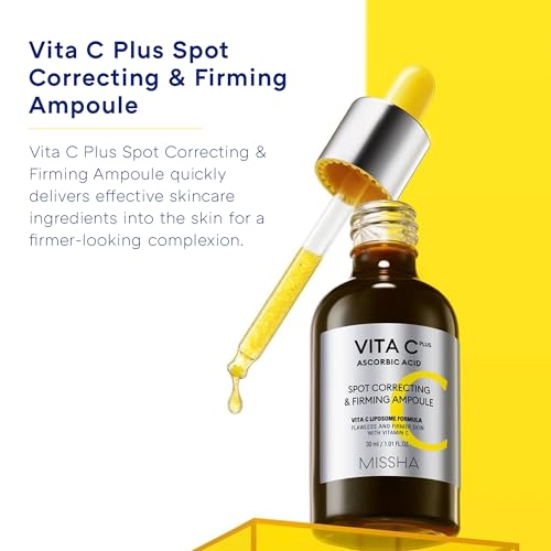 MISSHA Vita C Plus Ampoule Vitamin C Serum 1.01 oz Correcting & Firming
