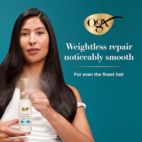 OGX Smooth Emulsion Argan Oil Hair Mist, 6.5 fl oz