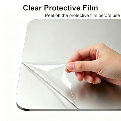 Magnetic Acrylic Locker Mirror - 7.87" Unbreakable & Clear