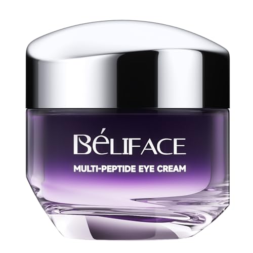 Eye Cream Anti Aging for Wrinkles with Peptide & Hyaluronic Acid for Fine Lines, Brightening Eye Moisturizer Cream for Women to Reduce Dark Circle with Niacinamide, Paraben Free 1.0 OZ (30g)